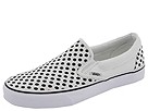 Vans - Classic Slip-On ((Polka Dots) True White/Black) - Footwear