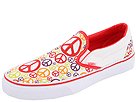 Vans - Classic Slip-On ((Peace Warped Tour) Bittersweet/True White) - Footwear
