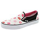 Vans - Classic Slip-On ((Multi Lips) True White/Fandango Pink) - Footwear