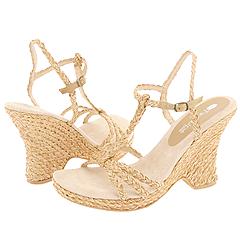 Two Lips - Celeste (Natural) - 6PM.com :  wedge two lips heel shoes