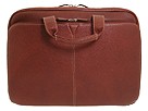 Johnston, Murphy - Slimline Laptop Brief (Mahogany Tumbled)