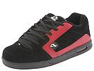 Adio - Bam V.3 (Black/Red Synthetic Leather) - Footwear by adio (mens mens athletic skate shoes technical)