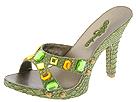 akademiks - X-Diamond (Green) - Footwear by akademiks (womens womens casual casual sandals casual sandals slides mules)