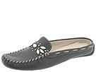 AK Anne Klein - Andie (Black/Soft Pewter Leather) - Footwear by ak anne klein (womens womens casual casual flats casual flats slides mules)