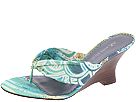 AK Anne Klein - Arlyss 2 (Medium Blue Fabric) - Footwear by ak anne klein (womens womens casual casual sandals casual sandals thongs flip flops)