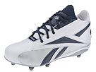 Reebok Team - NFL Thorpe Mid D (White/Navy) - Footwear