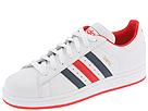 adidas Originals - Campus II (White/Collegiate Navy/Light Scarlet) - Footwear