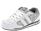 Adio - Expo (White/Grey/Leaves) - Footwear by adio (mens mens athletic skate shoes fashion)