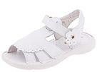 babybotte - 15-9521-6137 (Toddler) (White Leather) - Footwear by babybotte (kids kids shoes girls shoes toddler girls shoes toddler girls sandals sandals hook and loop)