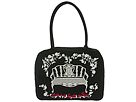 Lulu Guinness Handbags - Gianna (Black Satin/Canvas)