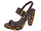 BCBG Max Azria - Angelita 2 (Dark Brown/Leopard) - Footwear by bcbg max azria (womens womens casual casual sandals casual sandals high heel)