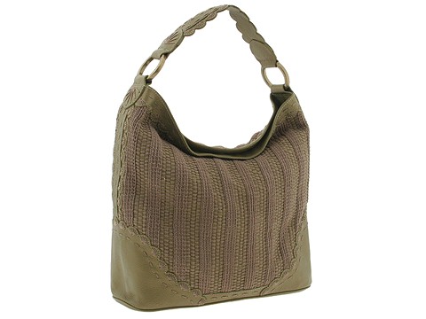 Isabella Fiore - Smitten With Knittin' Trina Large Hobo (Moss) - Bags and Luggage