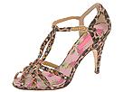 Betsey Johnson - Carline (Leopard Satin/Stones) - Footwear by betsey johnson (womens womens dress dress sandals dress sandals evening special occasion)