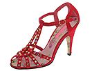 Betsey Johnson - Carline (Red Satin/Stones) - Footwear by betsey johnson (womens womens dress dress sandals dress sandals evening special occasion)