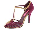 Betsey Johnson - Kell (Wine/Gold Satin) - Footwear