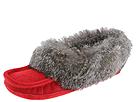 Barbo - Rabbit Slipper (Red) - Footwear by barbo (womens womens casual slippers slippers shearling wool)
