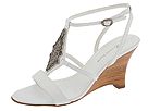 AK Anne Klein - Annika (White Leather) - Footwear by ak anne klein (womens womens dress dress sandals dress sandals ornamentation)