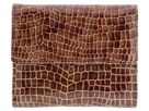Lodis Accessories - Mosaic Slim French Purse w/ F3 (Brown) - Bags and Luggage by lodis accessories (accessories small leather goods womens small leather goods wallets)