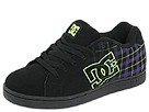 DC - Character (Black/Soft Lime Plaid) - Footwear