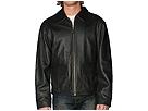 Timberland - Distressed Leather Bomber (Black) - Apparel by timberland (clothing mens clothing jackets)