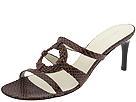 Anne Klein New York - Carlie (Dark Brown Snake Print) - Footwear by anne klein new york (womens womens dress dress sandals dress sandals ornamentation)