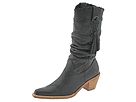 AWOL Kids - Wanda (Youth) (Black Leather) - Footwear by awol kids (kids kids shoes girls shoes youth girls shoes youth girls fashion fashion slip on)