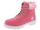 Timberland Kids - 6 Classic Boot Frosting (Youth) (Fuchsia Rose Nubuck W/White And Pink) - Footwear