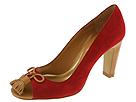 Exchange by Charles David - Welcome (Red/Camel Suede) - Footwear