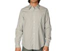Lucky Brand - Long Sleeve One Pocket Highlight Dobby (Light Blue/Brown Multi) - Apparel by lucky brand (clothing mens clothing shirts long sleeve)