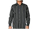 Lucky Brand - Long Sleeve One Pocket Flint Stripe (Navy/Light Blue/Grey Combo) - Apparel by lucky brand (clothing mens clothing shirts long sleeve)