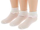 Jefferies Socks - Cluny Satin 6 Pair Pack (Infant/Toddler/Youth) (White/Pink/Lilac)