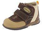 babybotte - Abelix (Infant/Toddler) (Brown Grained Leather/Beige Crackled Leather) - Footwear by babybotte (kids kids shoes boys shoes infant boys shoes infant boys first walker first walker hook and loop)