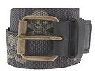 John Varvatos - Anarchist Belt (Jolly Rodger Black) - Accessories by john varvatos (accessories belts mens belts)