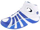 AND 1 - Vapor Mid (White/White/Royal) - Footwear by and 1 (mens mens athletic removable insoles)