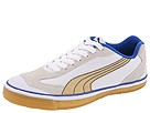 PUMA Fusala III Soccer Shoes White/Puma Gold/Delft Blue
