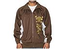 The Imfamous Black Sheep Brand - F08008 (Brown/White/Gold) - Apparel by the imfamous black sheep brand (clothing mens clothing jackets track jackets)