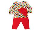 Zutano 3 Piece Set Pixel LS TeeSolid LeggingsSolid Hat Infant MultiRed Apparel