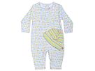 Zutano Kids - 2 Piece Set-Daydreamer/Coverall/Stripe Hat (Infant) (White/Celery) - Apparel