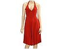 French Connection - Veronica Viscose Knot Dress (Pomp Red) - Apparel