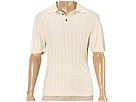 Toscano - Three Button Dress Polo Shirt (118 Seashell) - Apparel