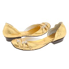 Alexander Hotto - 31633 (Gold) - 6PM.com :  leather d-orsay gold metallic