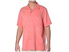 Tulliano - Silk Hawaiian Inspired Camp 1110 (Coral) - Apparel by tulliano (clothing mens clothing shirts short sleeve button downs)