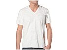 John Varvatos - S/S V-Neck (Salt) - Apparel by john varvatos (clothing mens clothing shirts short sleeve v neck)
