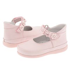 Cherie 0112 InfantToddler Fuchsia Pink With Flowers Footwear