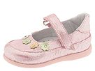 Cherie 0369 InfantToddler Pink Metallic With Flowers Footwear