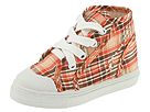 Cienta Shoes - 77-9519 (Toddler) (Orange Plaid Hi Top)