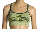 Patagonia - Women's Active Mesh Bra (Mountain Graphic/Tarragon) - Apparel