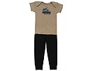Best of Chums Chums Essentials Born To Ride Infant LatteBlack Apparel