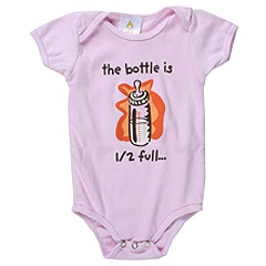 Small Audience Kids The Bottle Is 12 Full One Piece Infant Tutu Pink Apparel