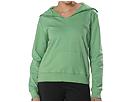 Allen Allen - Fleece V Hoodie (Clover) - Apparel by allen allen (clothing womens clothing sweaters v neck)